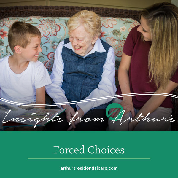 Offering forced choices